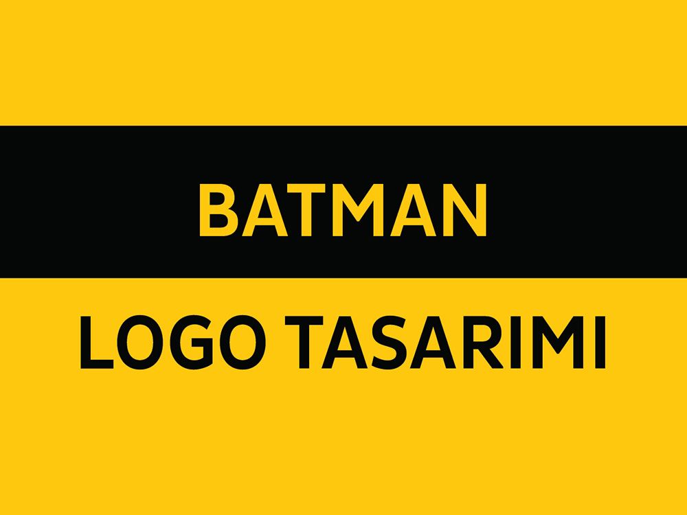 Batman Logo Tasarımı